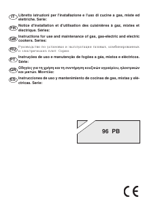 Mode d’emploi Bompani BO953CA/L Cuisinière