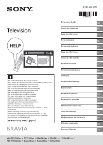 Manual Sony Bravia KD-65XG8196 Televisor LCD