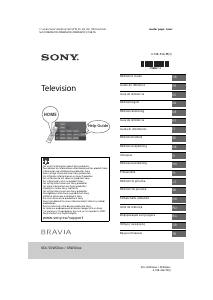 Manual Sony Bravia KDL-50WG665 LCD Television