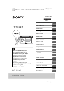 Bedienungsanleitung Sony Bravia KD-49XG8396 LCD fernseher