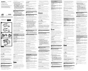 Manual de uso Sony VCL-ECU2 Objetivo