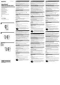 Manual de uso Sony VCL-ES06A Objetivo