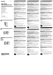 Manuale Sony VCL-ES20A Obiettivo