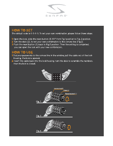 Handleiding Serfas CL-12 Fietsslot