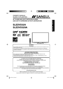 Manual Sansui SLEDVD329 LED Television