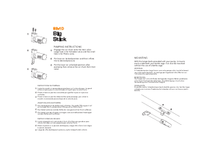 Manual de uso Serfas BS-1D Bomba de bicicleta