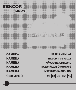 Instrukcja Sencor SCR 4200 Action cam