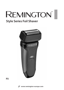 Manual de uso Remington F5000 Afeitadora