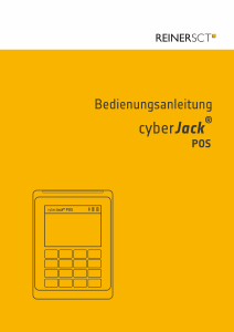 Bedienungsanleitung ReinerSCT cyberJack POS Zahlungsgerät