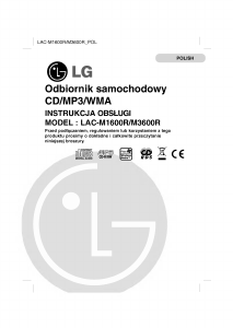 Instrukcja LG LAC-M3600R Radio samochodowe