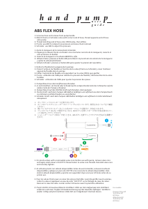 説明書 Lezyne HV Drive 自転車の空気入れ