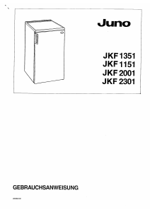 Bedienungsanleitung Juno JKF1351 Kühlschrank