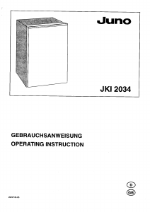 Manual Juno JKI2034 Refrigerator
