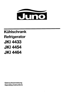 Handleiding Juno JKI4433 Koelkast