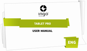 Manual de uso Ingo Pro 7 Tablet