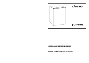 Bedienungsanleitung Juno JGI4401 Gefrierschrank