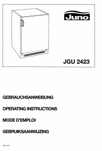 Handleiding Juno JGU2433 Vriezer