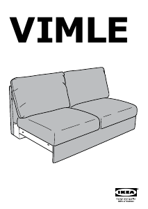 Manual de uso IKEA VIMLE (83x68x171) Sofá