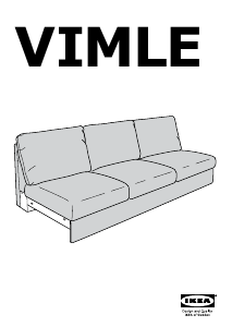 Bedienungsanleitung IKEA VIMLE (83x68x241) Sofa