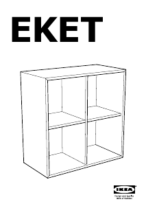 Brugsanvisning IKEA EKET Skab