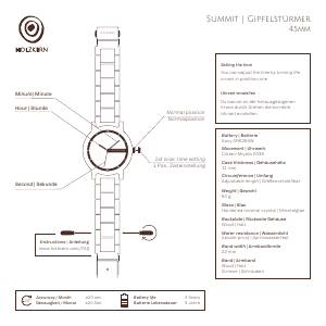 Manual Holzkern Kibo Watch