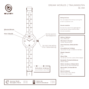Manual Holzkern Mendele Watch