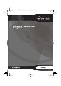 Manual Rocketfish RF-RBWHP01 Rocketboost Headphone