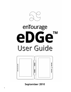 Bruksanvisning enTourage Edge Läsplatta