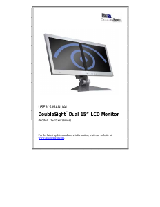 Manual DoubleSight DS-1500 LCD Monitor