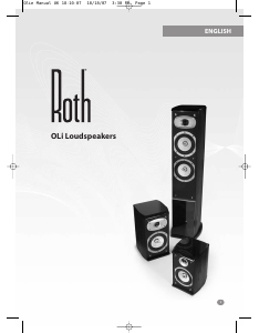 Manual Roth OLi RA1 Speaker