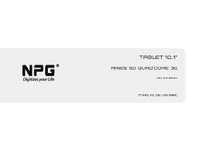 Manual de uso NPG Aries 60 Tablet