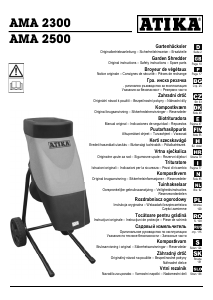 Manual Atika AMA 2300 Tocător grădină