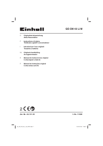 Manual de uso Einhell GE-CM 43 Li M Cortacésped