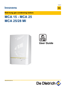 Manual De Dietrich MCA 15 Gas Boiler