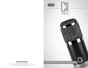 Handleiding MXL CR-89 Microfoon