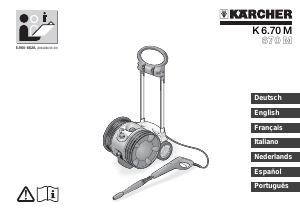 Manual Kärcher 670 M Máquina de limpeza a alta pressão