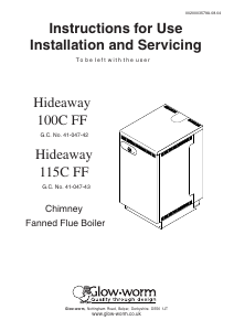 Manual Glow-worm Hideaway 100C FF Gas Boiler