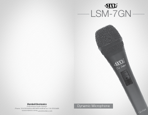 Manual MXL LSM-7GN Microphone