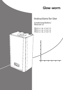 Bruksanvisning Glow-worm Flexicom 24cx Gaspanna