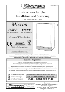 Manual Glow-worm Micron 100FF Gas Boiler