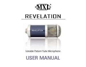 Manual MXL Revelation Microphone