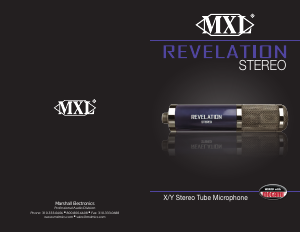 Handleiding MXL Revelation Stereo Microfoon