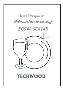 Bedienungsanleitung Techwood EGS 60 SC4145 Geschirrspüler