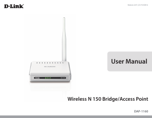 Manual D-Link DAP-1160 Access Point