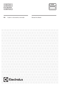Manual Electrolux EVL6E40X Cuptor