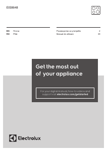 Manual Electrolux EIS8648 Plită