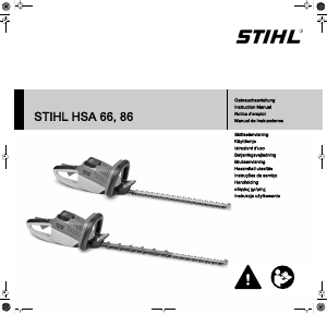 Manual de uso Stihl HSA 86 Tijeras cortasetos