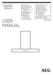 Manual AEG DGE5661HM Hotă