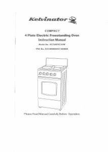 Manual Kelvinator KC54B Range