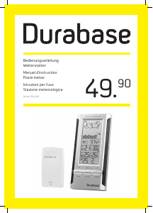 Bedienungsanleitung Durabase 7611.258 Wetterstation